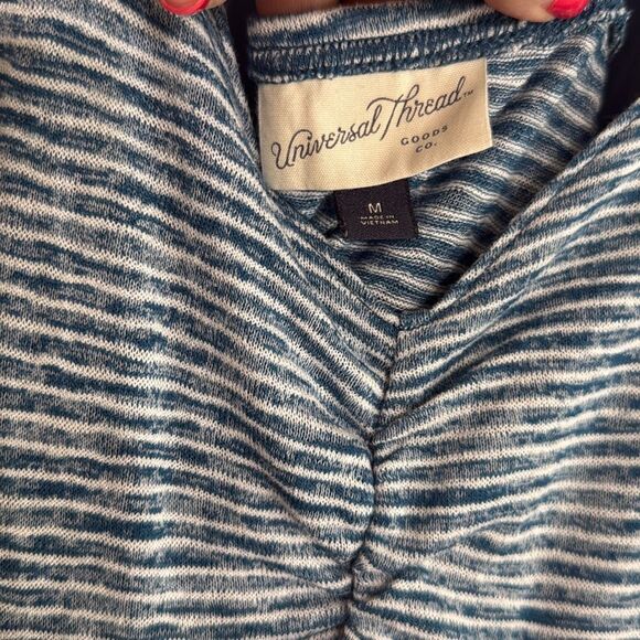 Universal Thread Striped Fit and Flare Midi Dress Size M - Picture 4 of 6